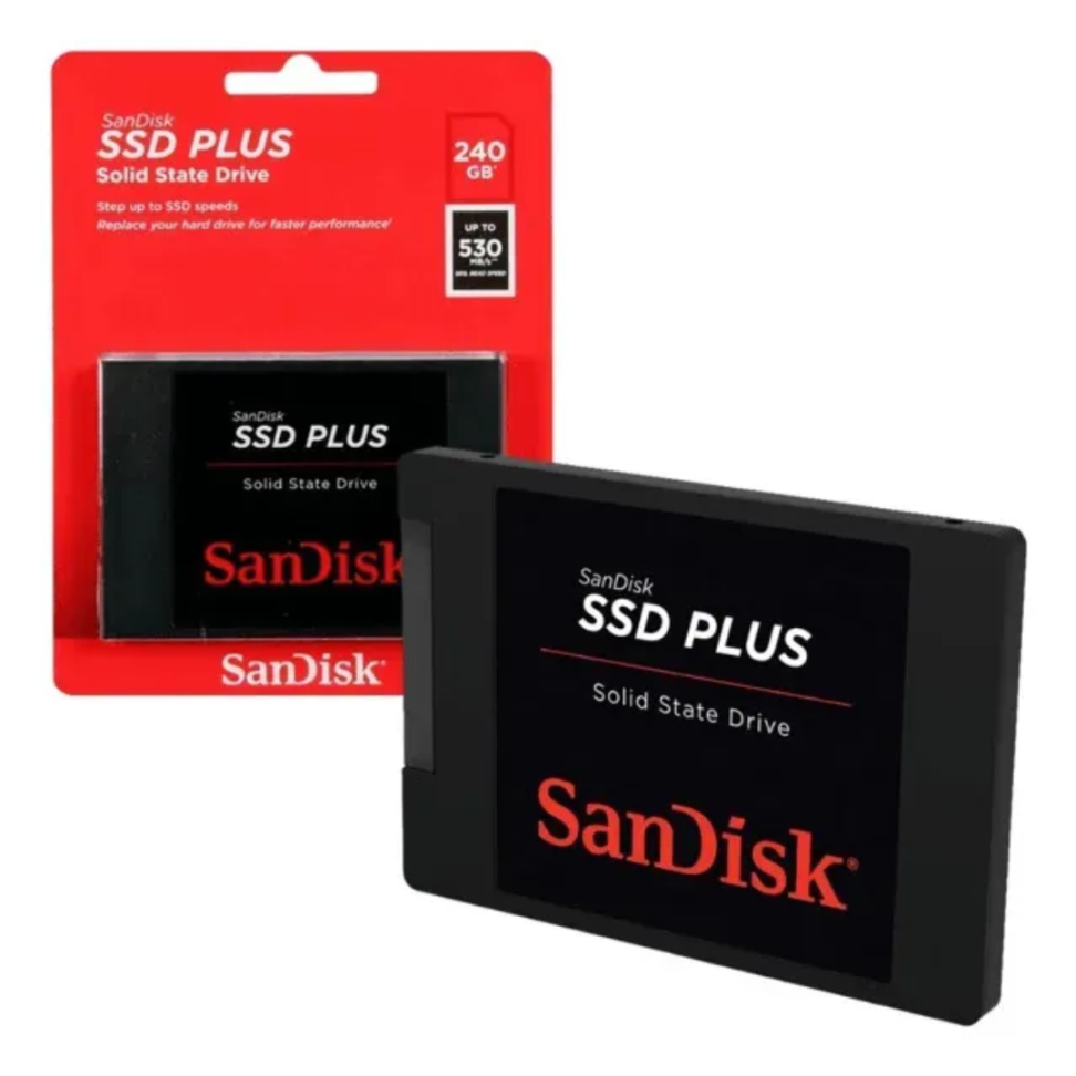 SSD PLUS SANDISK 240GB