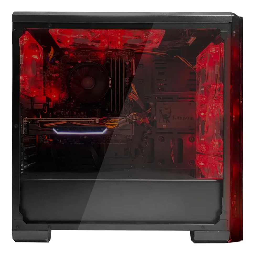 GABINETE BRX GAMER B13 USB 3.0 LATERAL S/FANS RGB - #3