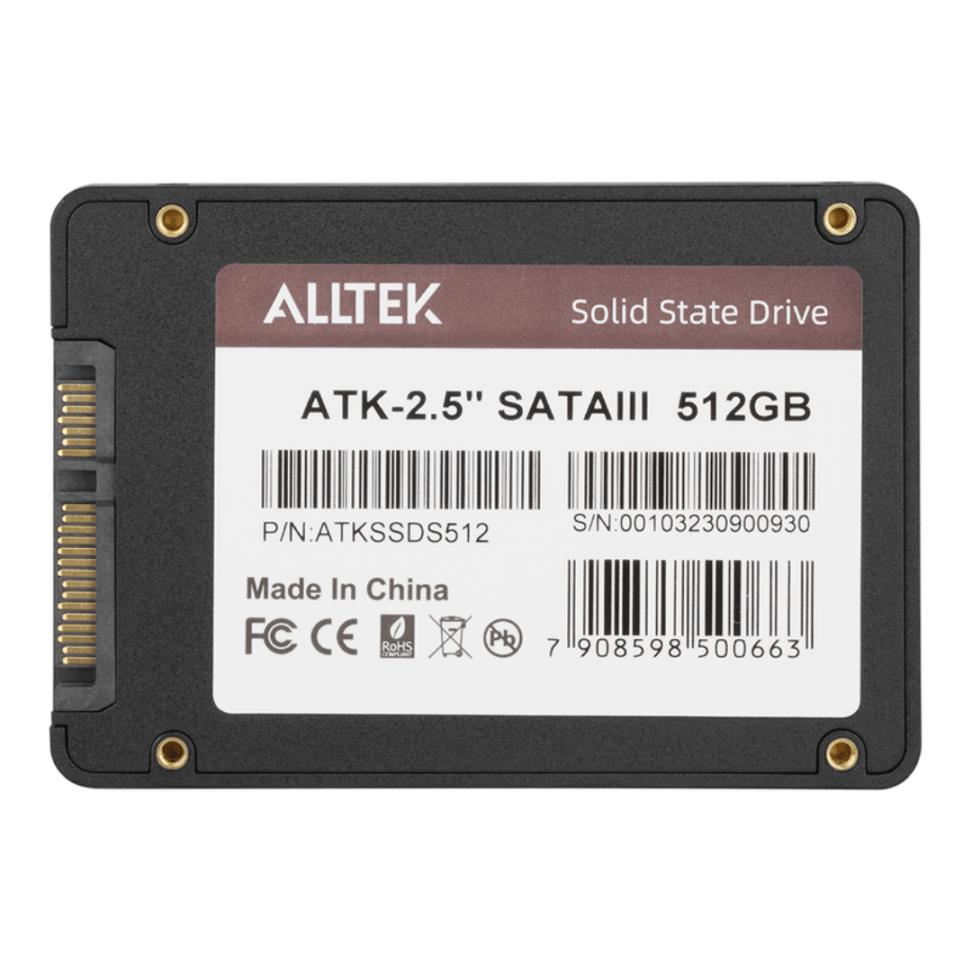 SSD ALLTEK 512GB SATA III