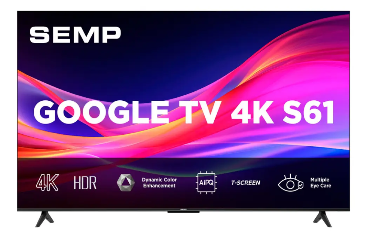 TV 55P SEMPT LED GOOGLE TV ANDROIDO 4K UHD 55S61