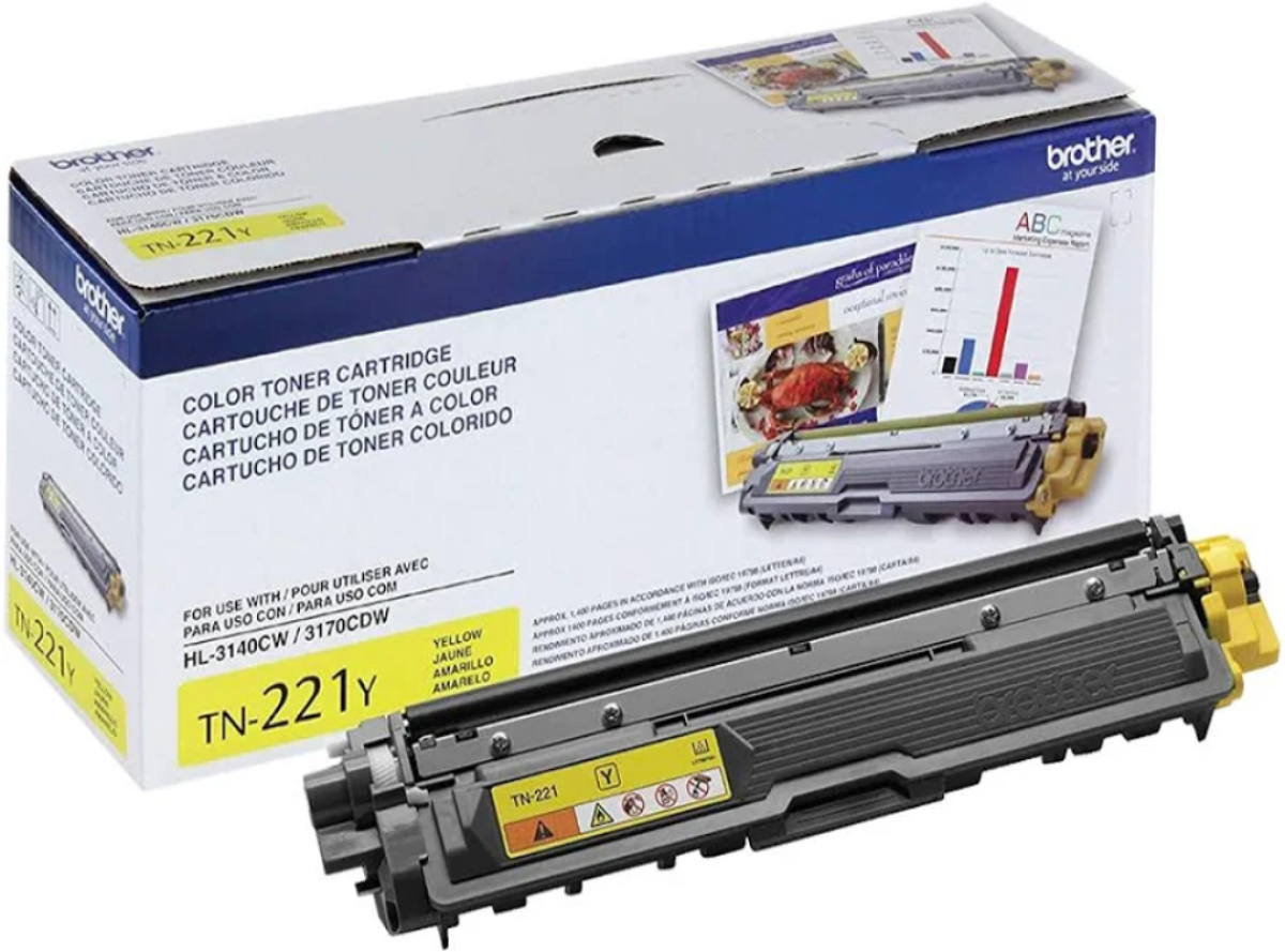 TONER BROTHER TN221 (TN225) 31409020 AMARELO 1.4K