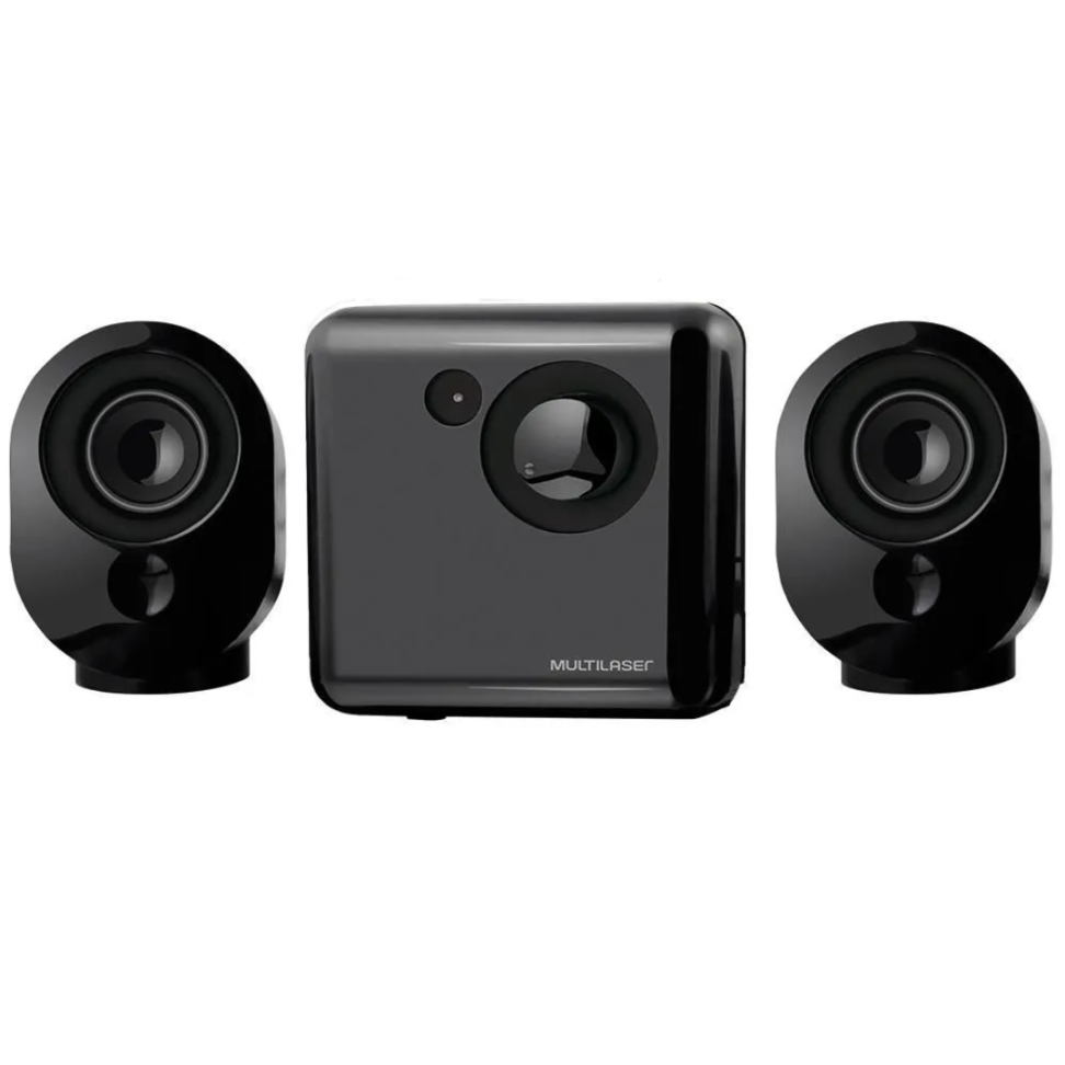 CAIXA DE SOM 2.1 PRETO E GRAFITE USB (05)