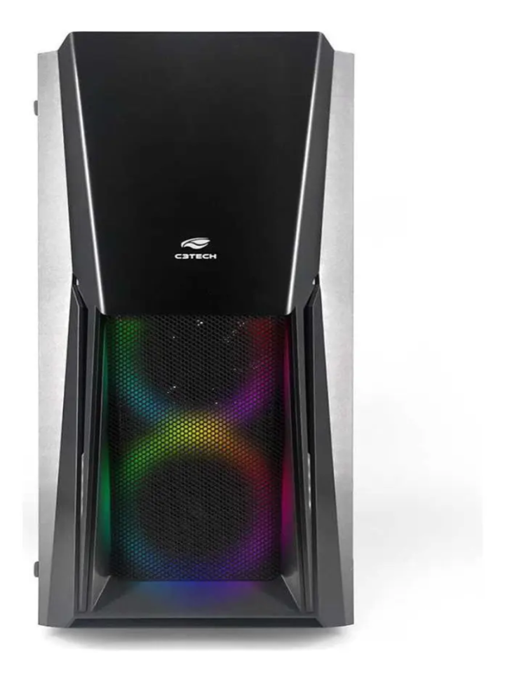GABINETE GAMER C3TECH G670SBK S FONTE