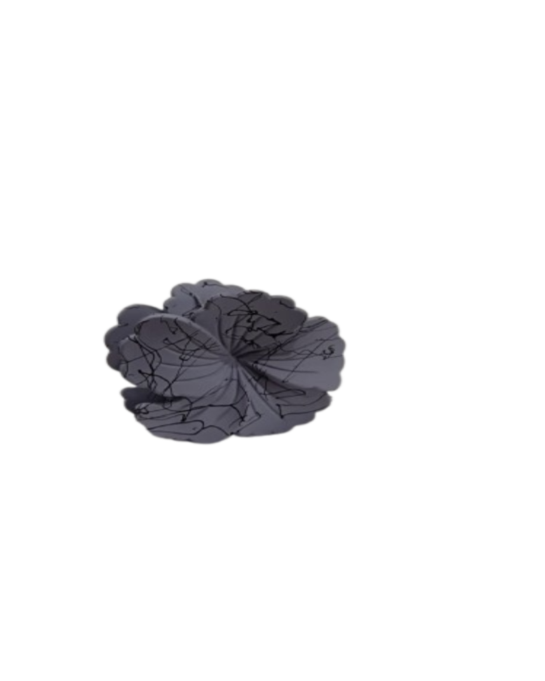 PIRANHA PLASTICO LAÇO/FLOR RISCADA  MÉDIA