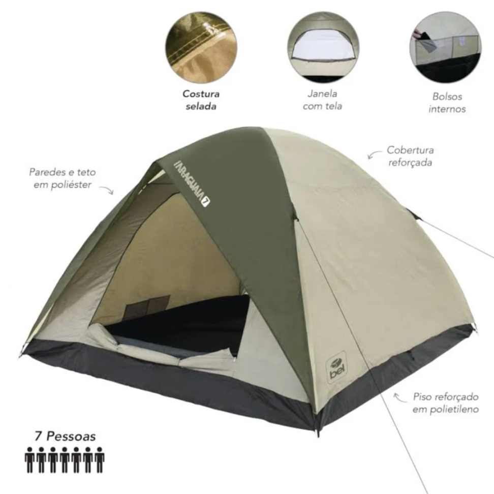 BARRACA BEL ARAGUAIA ALTA PREMIUM 7 PESSOAS
