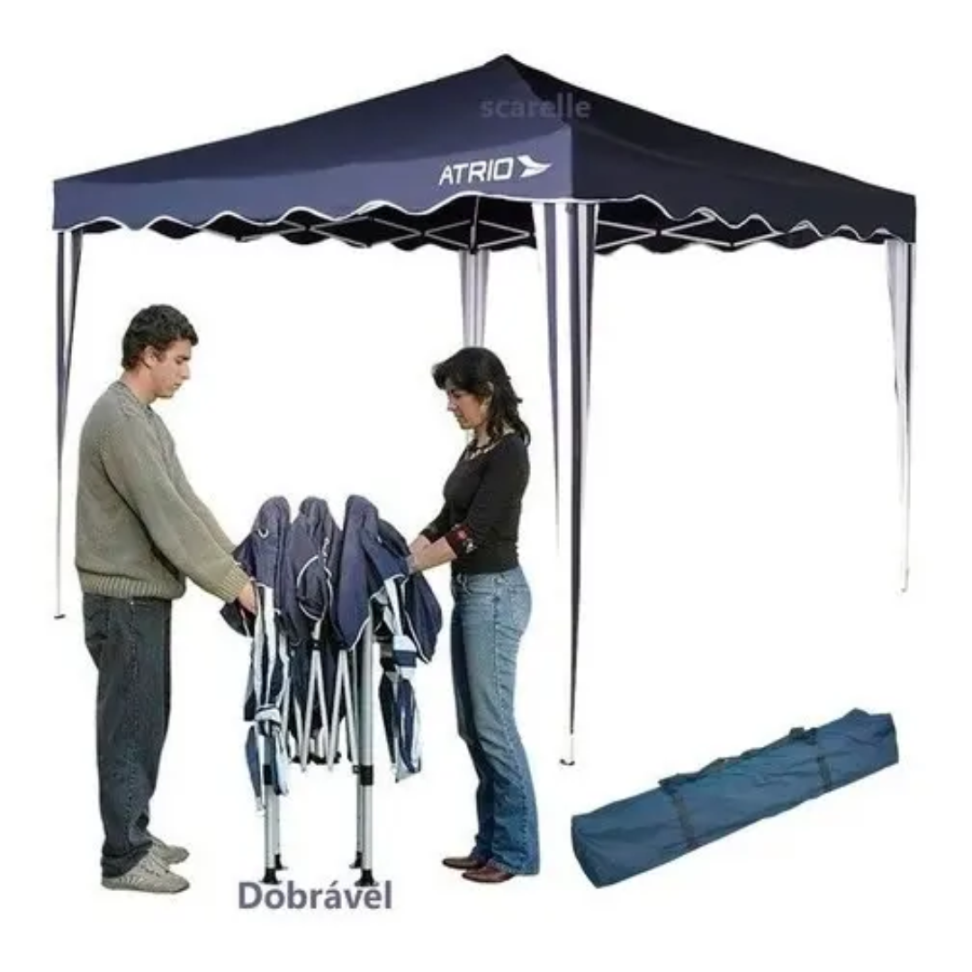 TENDA GAZEBO DOBRAVEL 3,0XX3,0X2,50M ACO E POL - #3