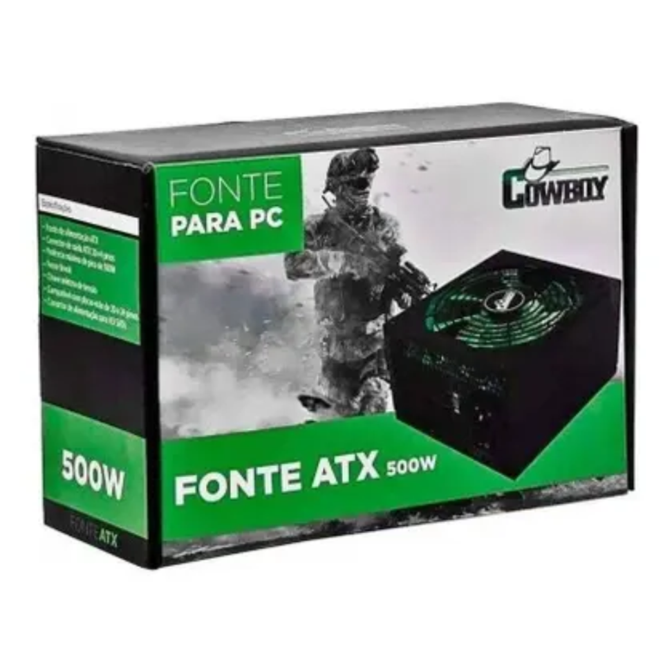 FONTE ATX P/ PC 500W COWBOY - #3