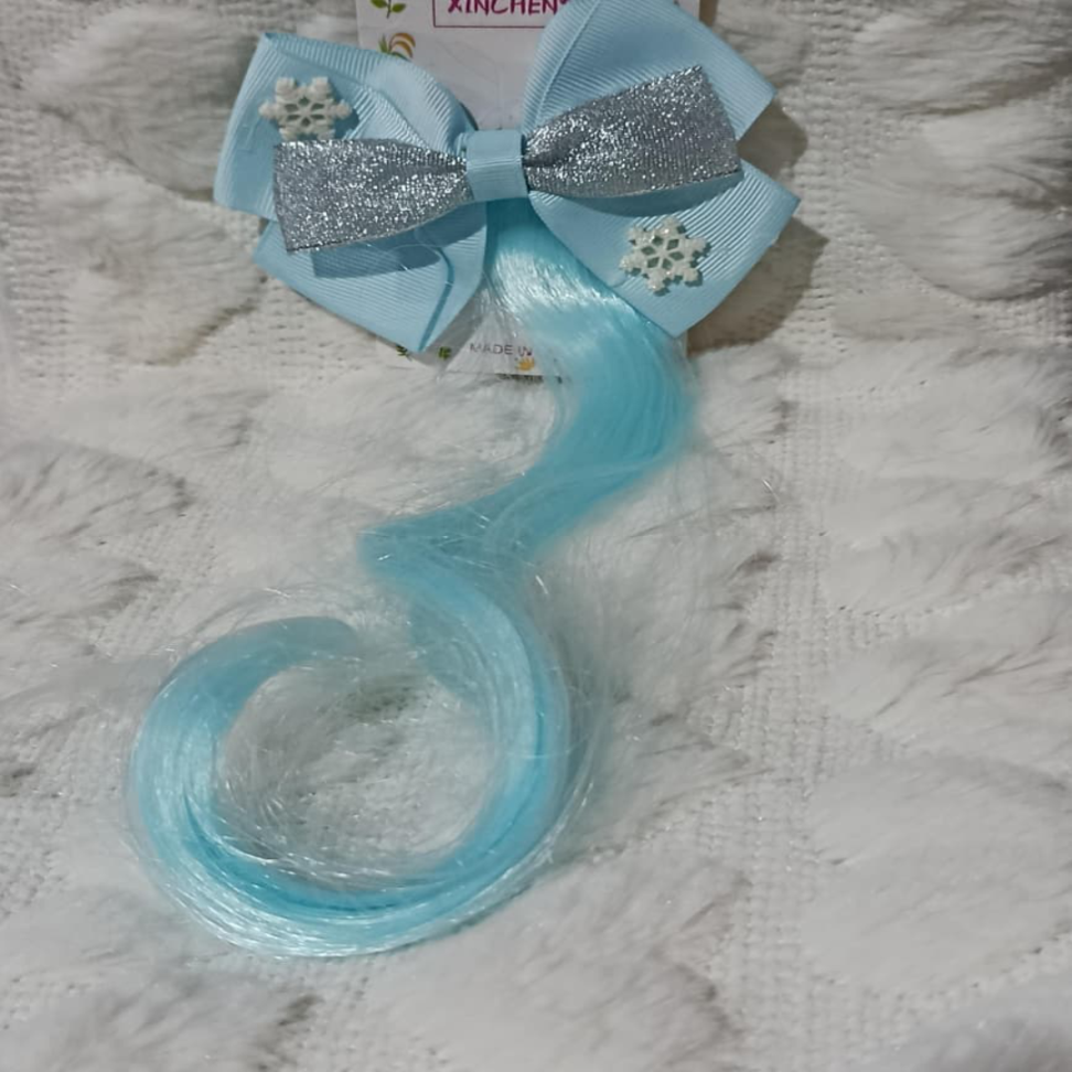 APLIQUE P CABELO TERERE AZUL