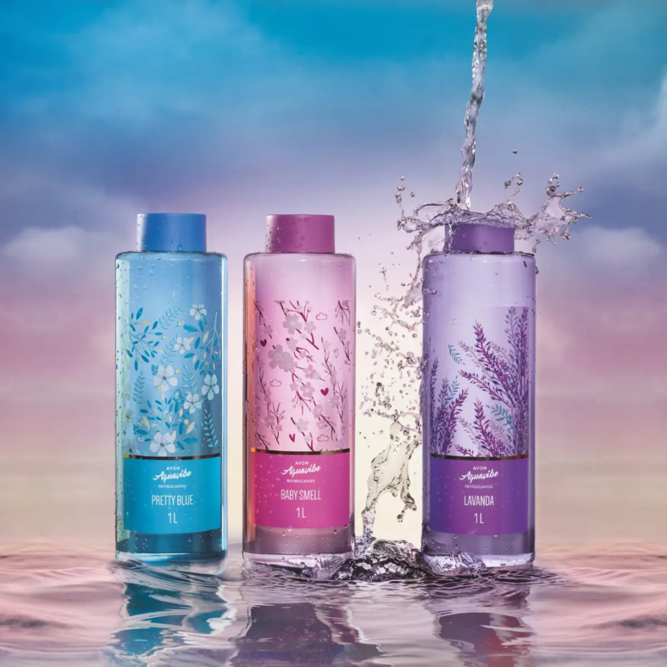 AVON BODY SPLASH AQUAVIBE LAVANDA 1L
