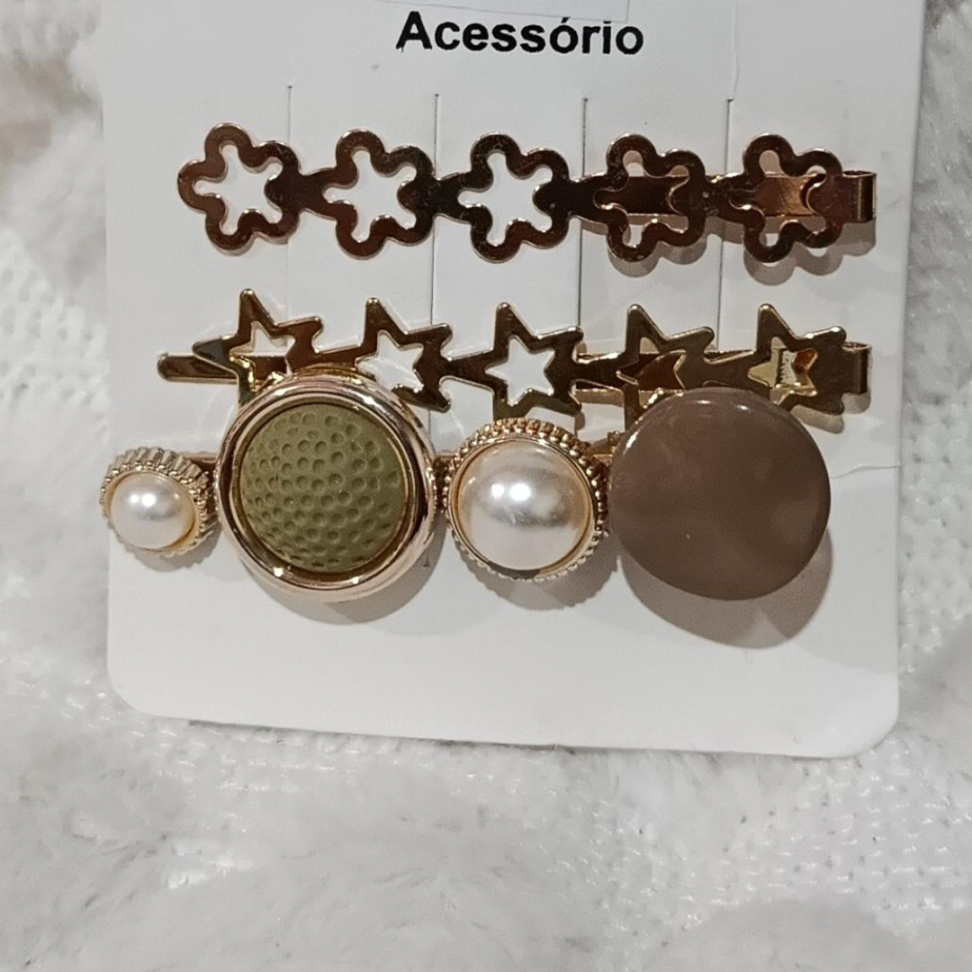 KIT PRESILHA PRENDEDOR PARA CABELO