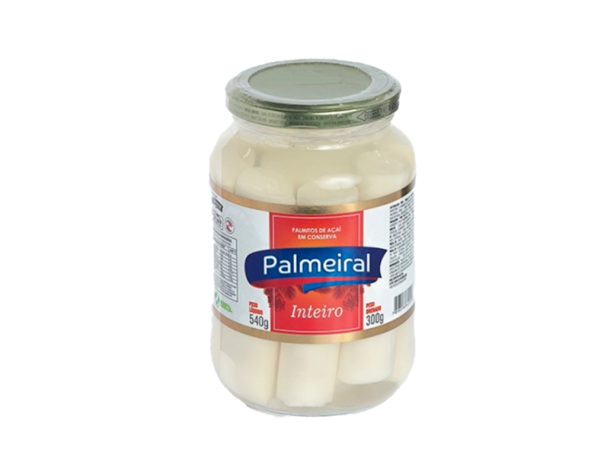 PALMITO INTEIRO AÇAÍ PALMEIRAL 540 G