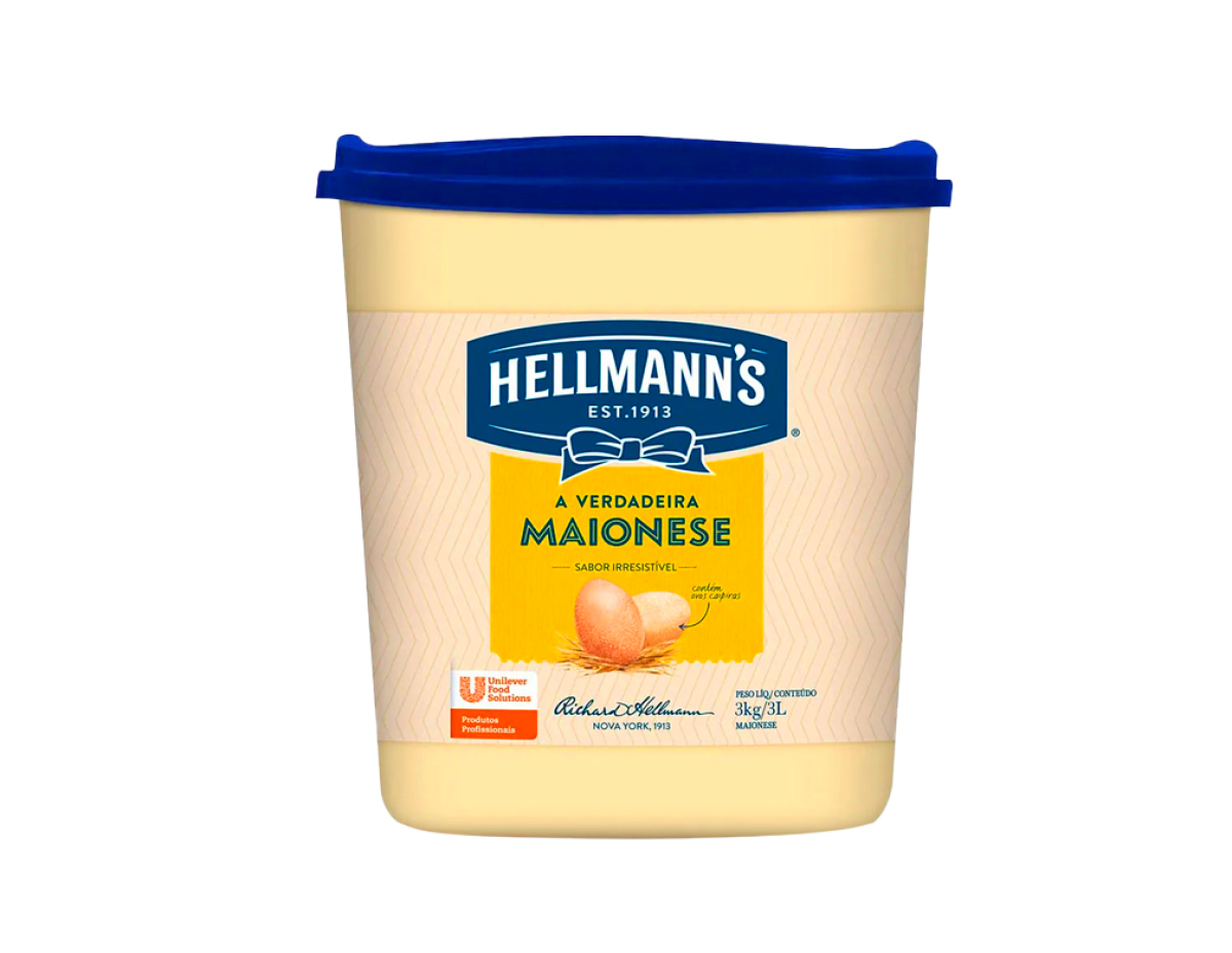 MAIONESE GRANDE HELLMANN´S 3 KILO