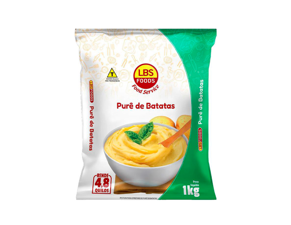 PURÊ DE BATATAS LBS 1 KILO