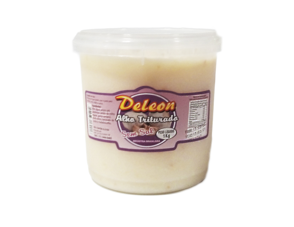 ALHO TRITURADO DELEON 1 KILO