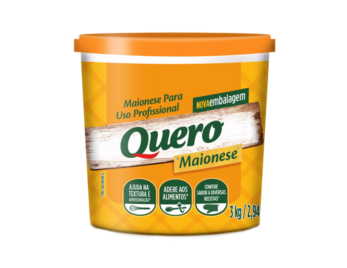 MAIONESE GRANDE QUERO 3 KILO