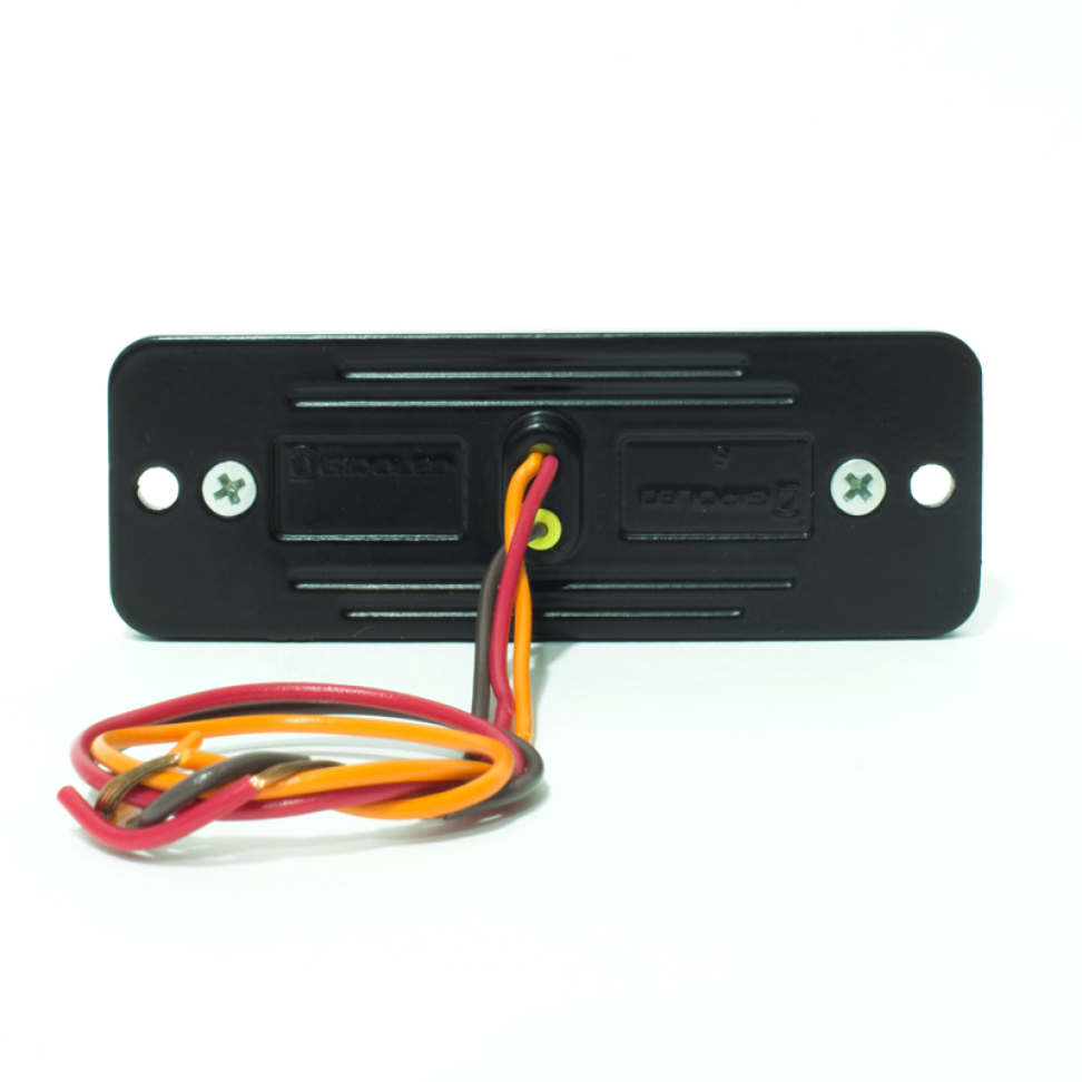 Par Sinaleira 3 fios âmbar laranja bivolt 12v 24v - #5