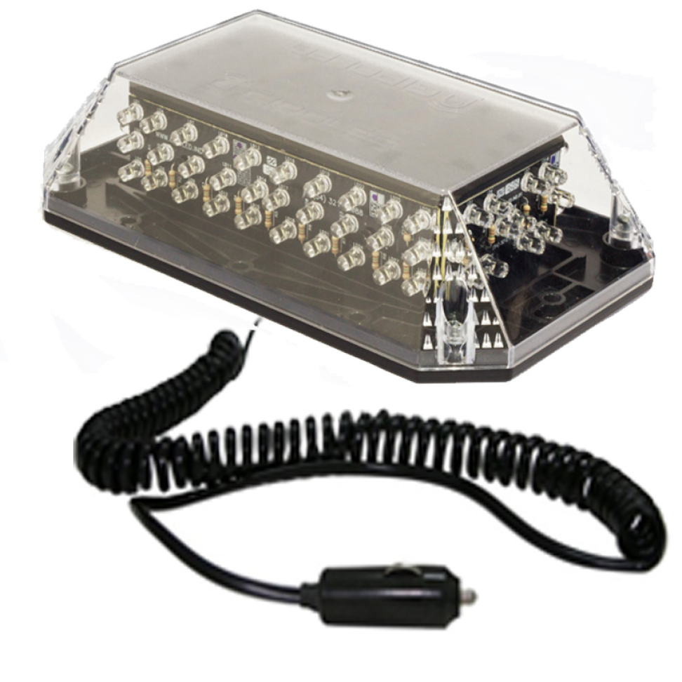 Giroled Giroflex branco cúpula imã e plug 12vcc