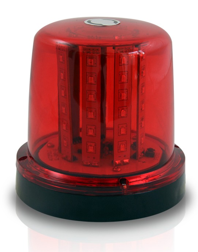 Giroflex fixação parafuso vermelho 54 leds bivolt 12v 24v
