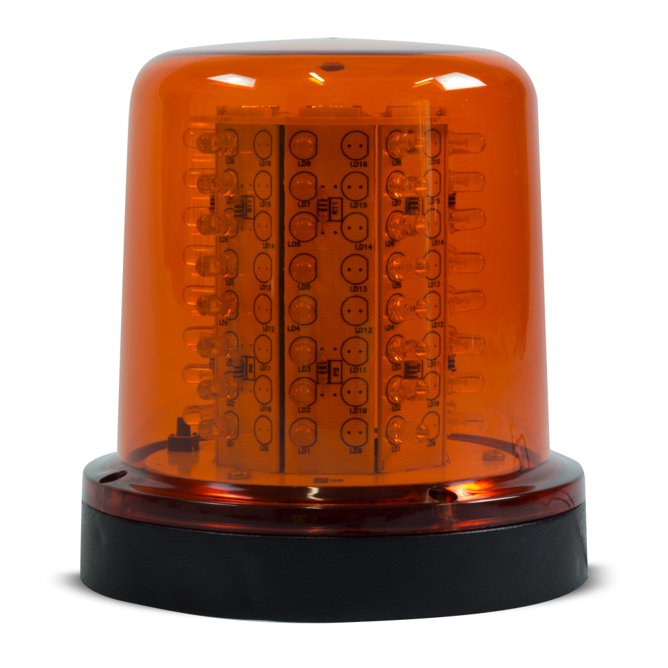 Giroled Giroflex 128 leds fixação parafuso para baú moto 12v