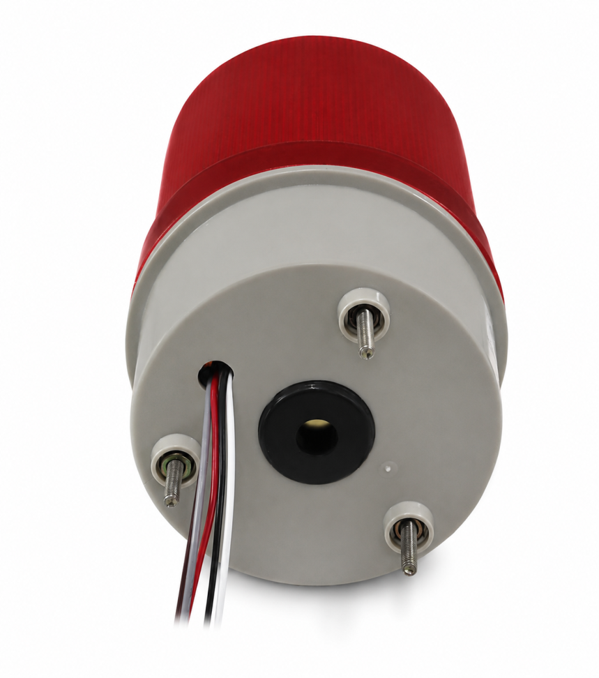 Giroflex 4 em 1: 12v 24v 110v/220v fixação parafuso vermelho Buzzer - #3