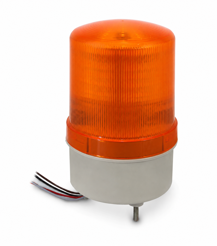 Giroflex 4 em 1: 12v 24v 110v/220v fixação parafuso âmbar buzzer