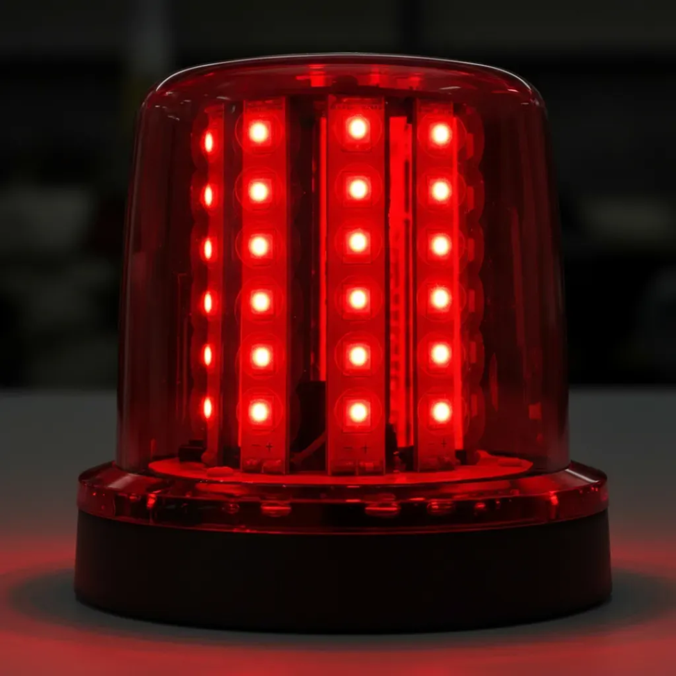 Giroflex fixação parafuso vermelho 54 leds bivolt 12v 24v - #4