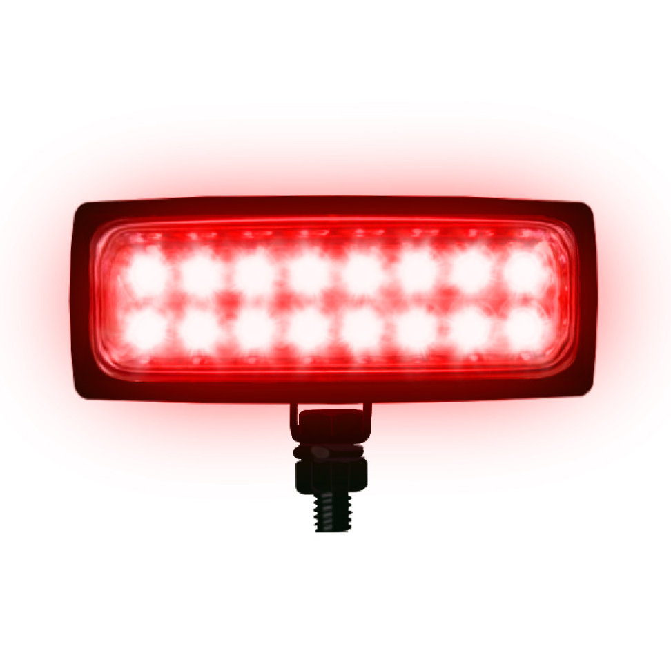 Estrobo 12v com 1 farol azul 1 farol vermelho - #3