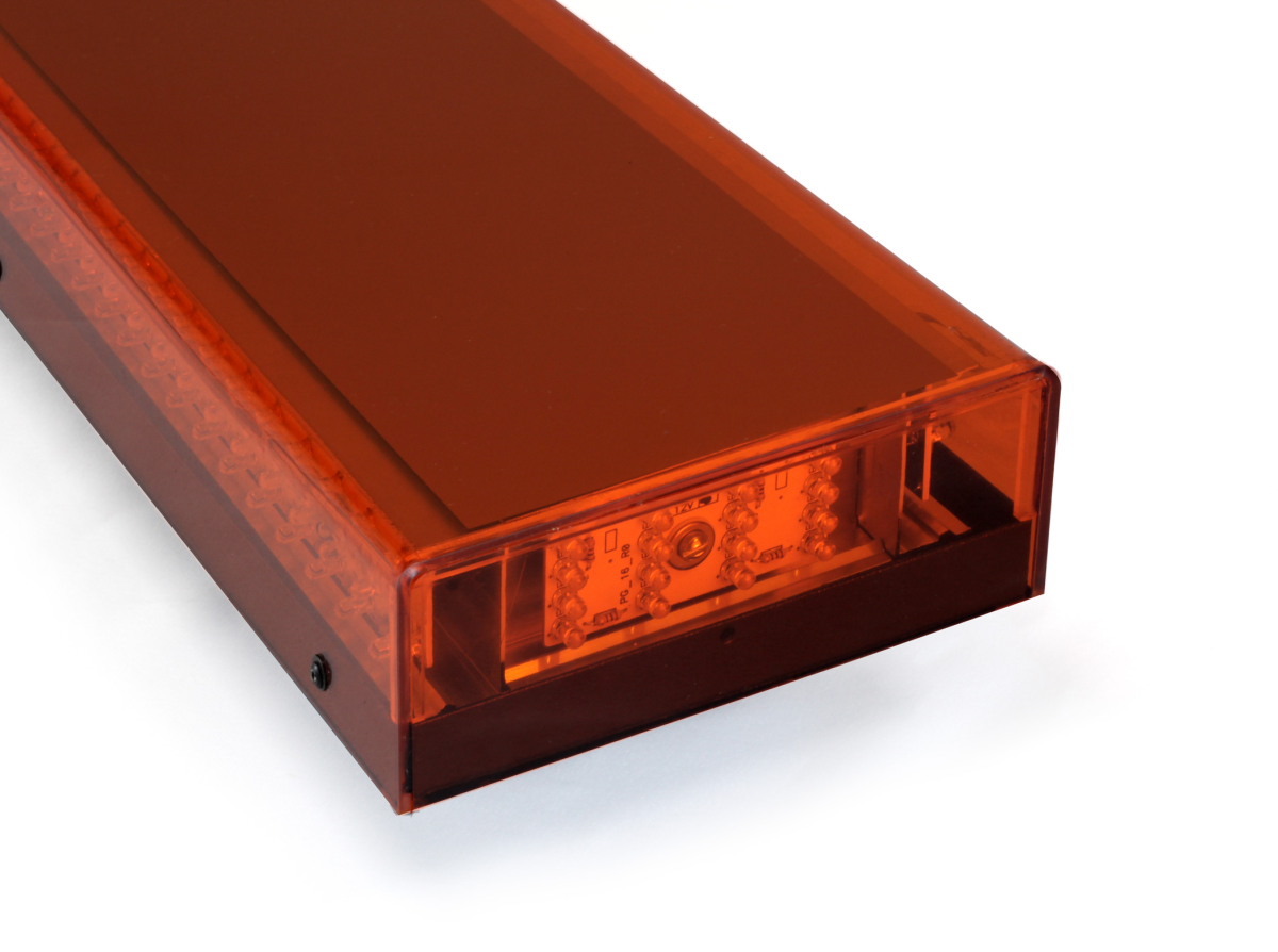 Giroled giroflex sinalizador barra led lateral 1.20mt 12v 24v âmbar - #5