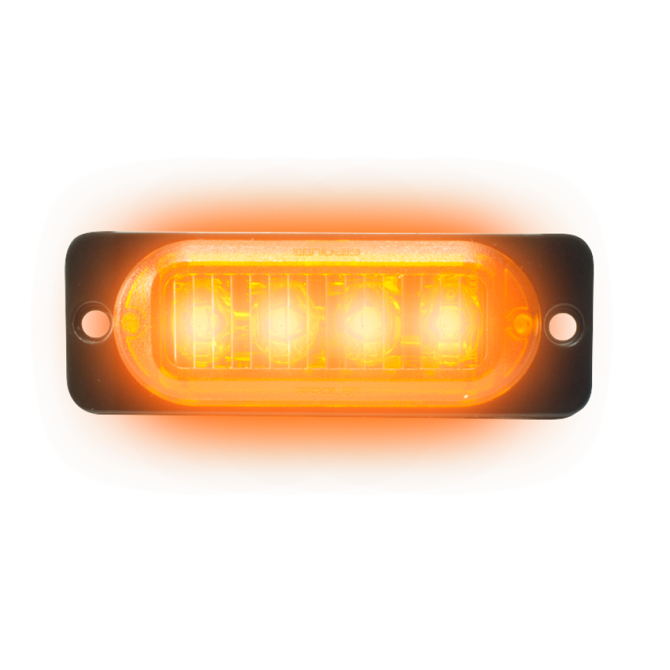 4 Sinaleira Lanterna 12v ou 24v Led SMD âmbar 2w - #3