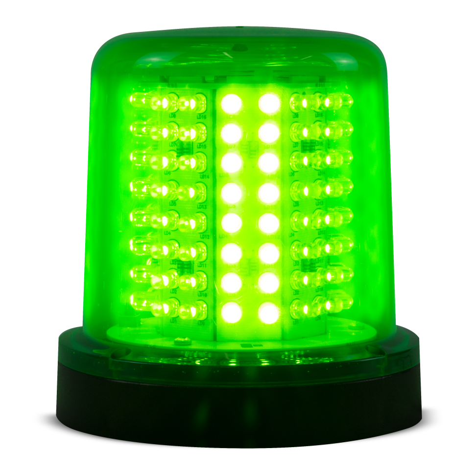 Giroled Giroflex verde 128 leds bivolt 110/220v com imã