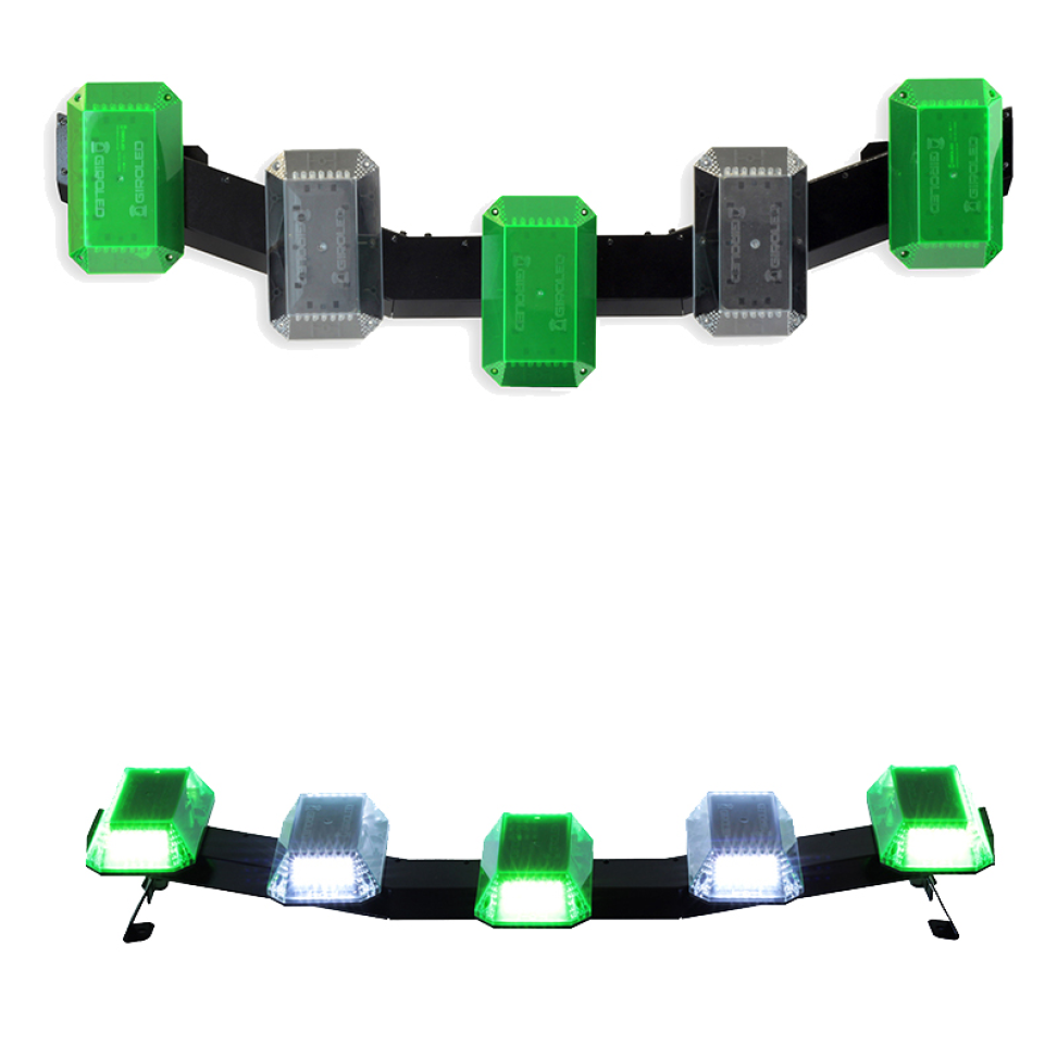 Giroflex Arco Asa 12v verde e branco