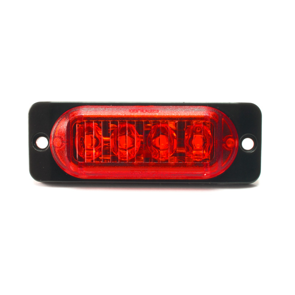 4 Sinaleira Lanterna 12v ou 24v Led SMD vermelho 2w - #4