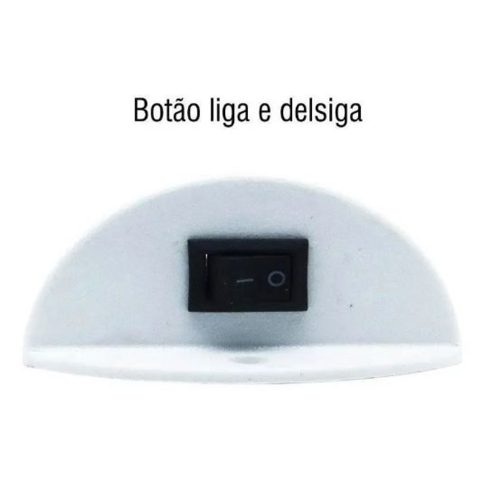 Luminária 60cm Carro Van Ônibus Caminhão Porta Malas Led