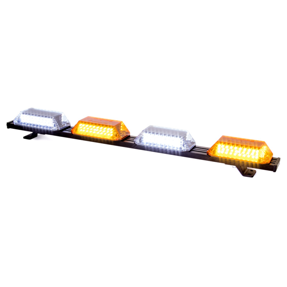 Giroflex 1.0mt 4 cúpulas 264 leds 12vcc âmbar e branco engate rápido - #3