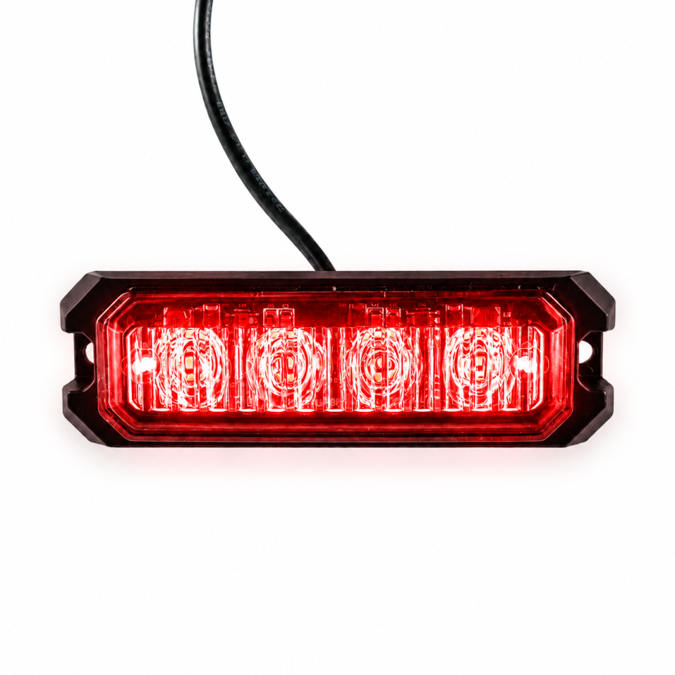Par de Estrobo led vermelho bivolt 12w - #3
