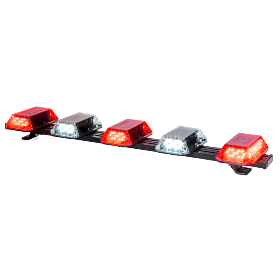 Giroflex 1.0mt 5 cúpulas 180 leds 12vcc vermelho e branco engate rápido - #3