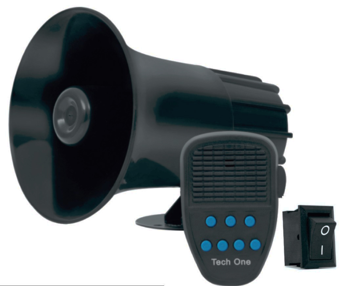Giroled cúpula âmbar com imã e plug e sirene 12v - #3