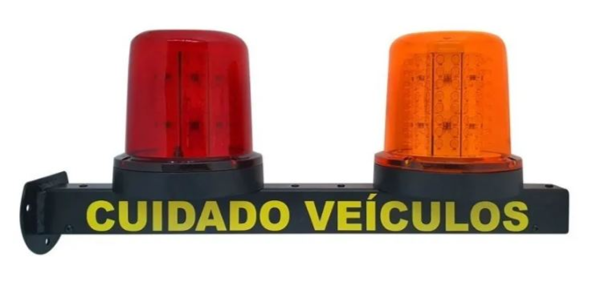 Sinalizador de Garagem redondo Bivolt com Bip Sonoro - #3