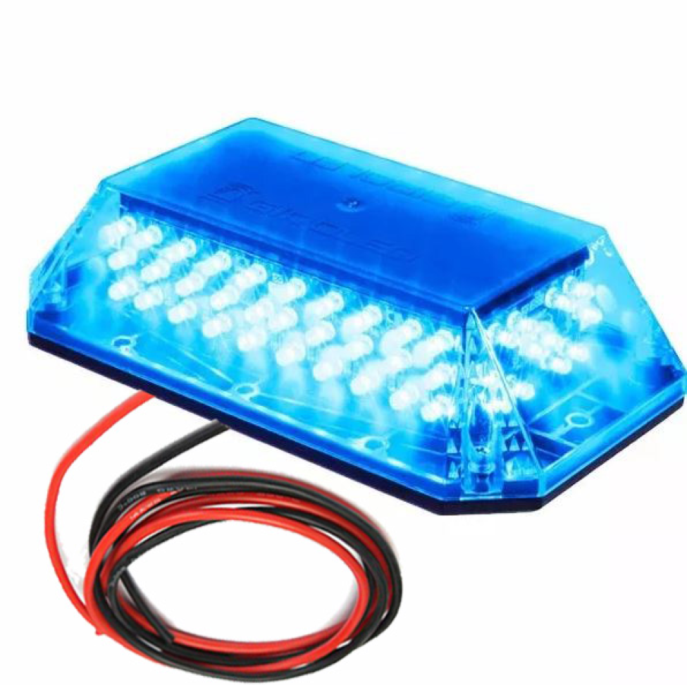 Giroflex Giroled cúpula fixação por parafusos 12vcc 24vcc azul - #3