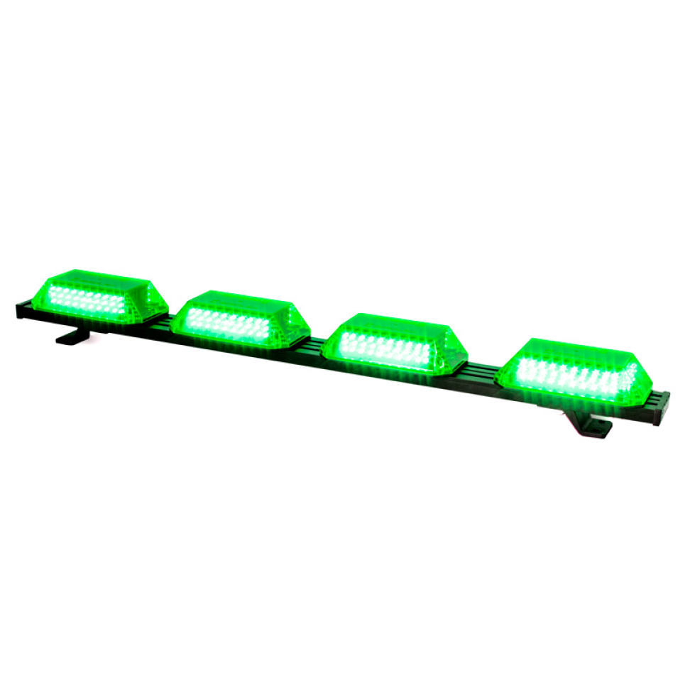 Giroflex 1.0mt 4 cúpulas 264 leds 12vcc 24vcc verde