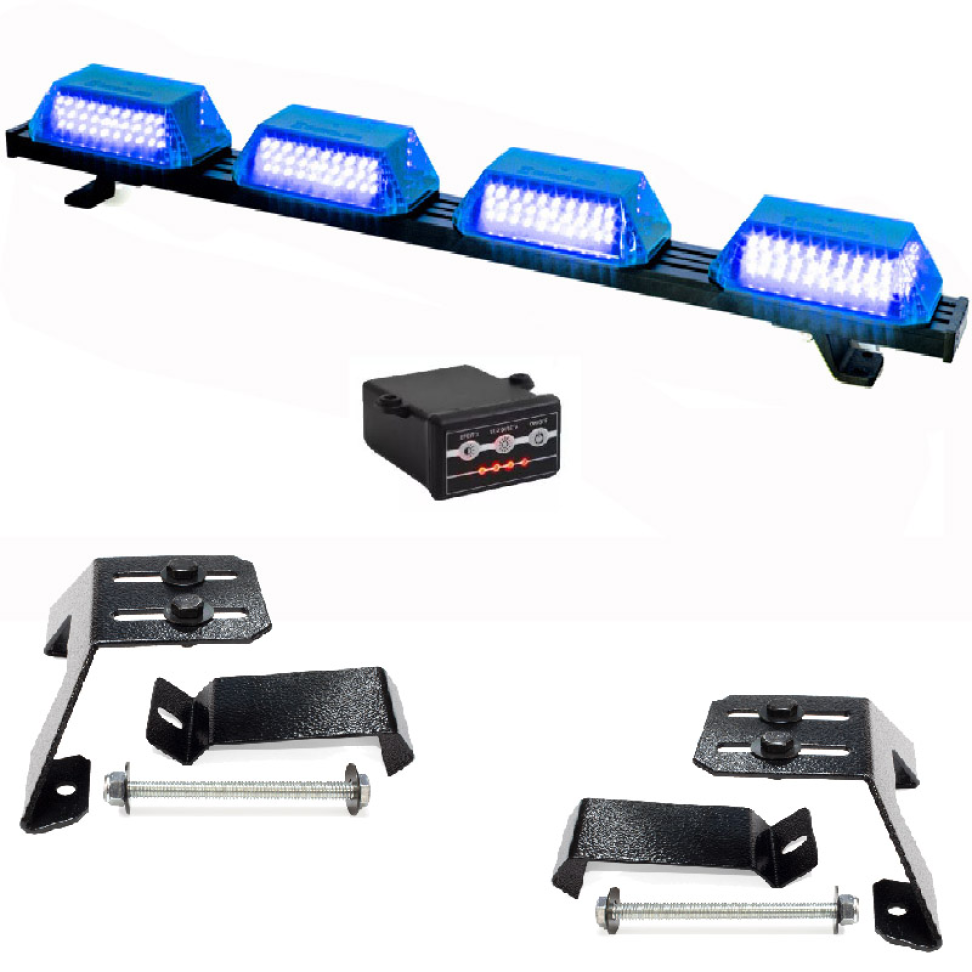 Giroflex 1.0mt 4 cúpulas 264 leds 12vcc azul engate rápido - #6