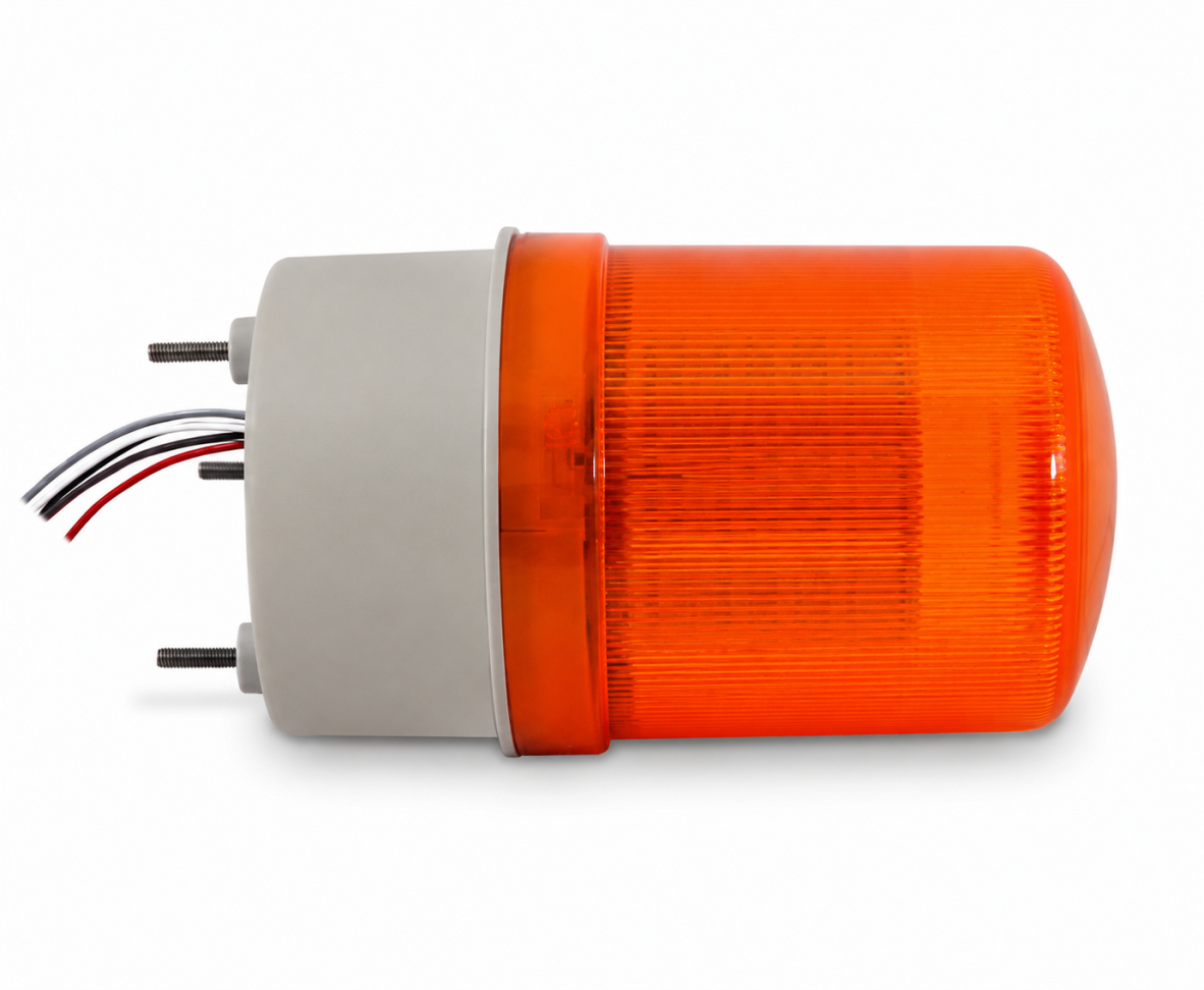 Giroflex 4 em 1: 12v 24v 110v/220v fixação parafuso âmbar buzzer - #5