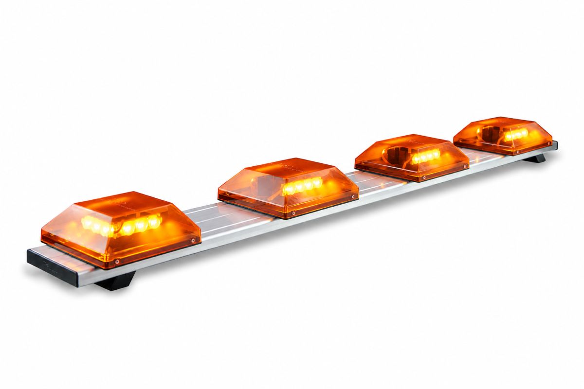 Giroflex Barra 1.20mt 4 cupulas super leds bivolt 12v 24v