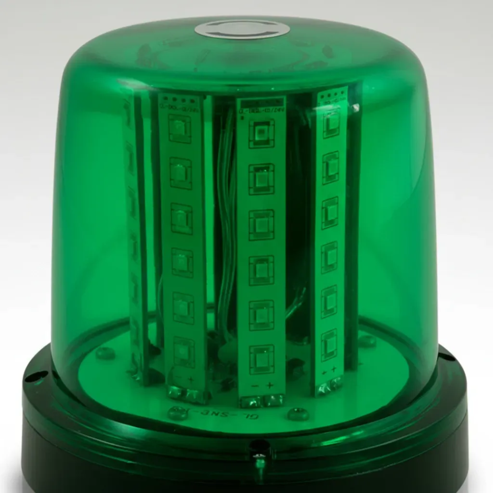 Giroflex imã e plug bivolt 12v 24v 54 leds verde - #4
