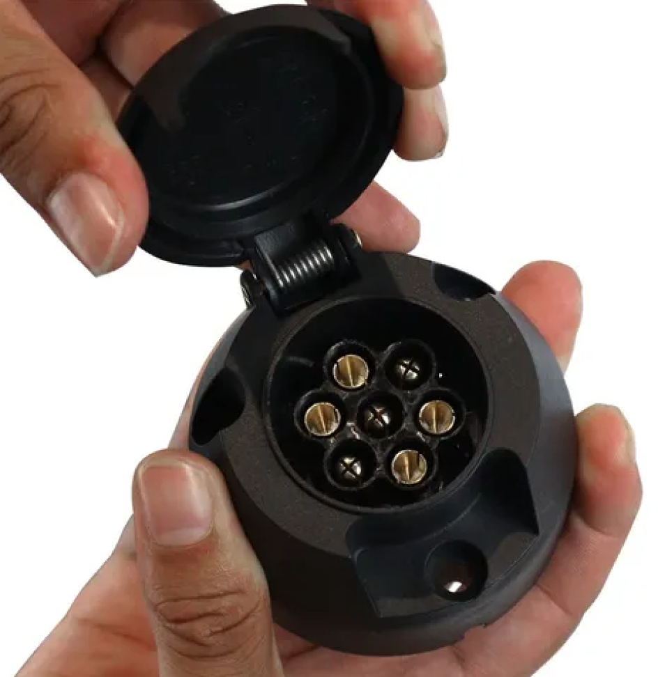 Plug engate Macho e fêmea 6 polos