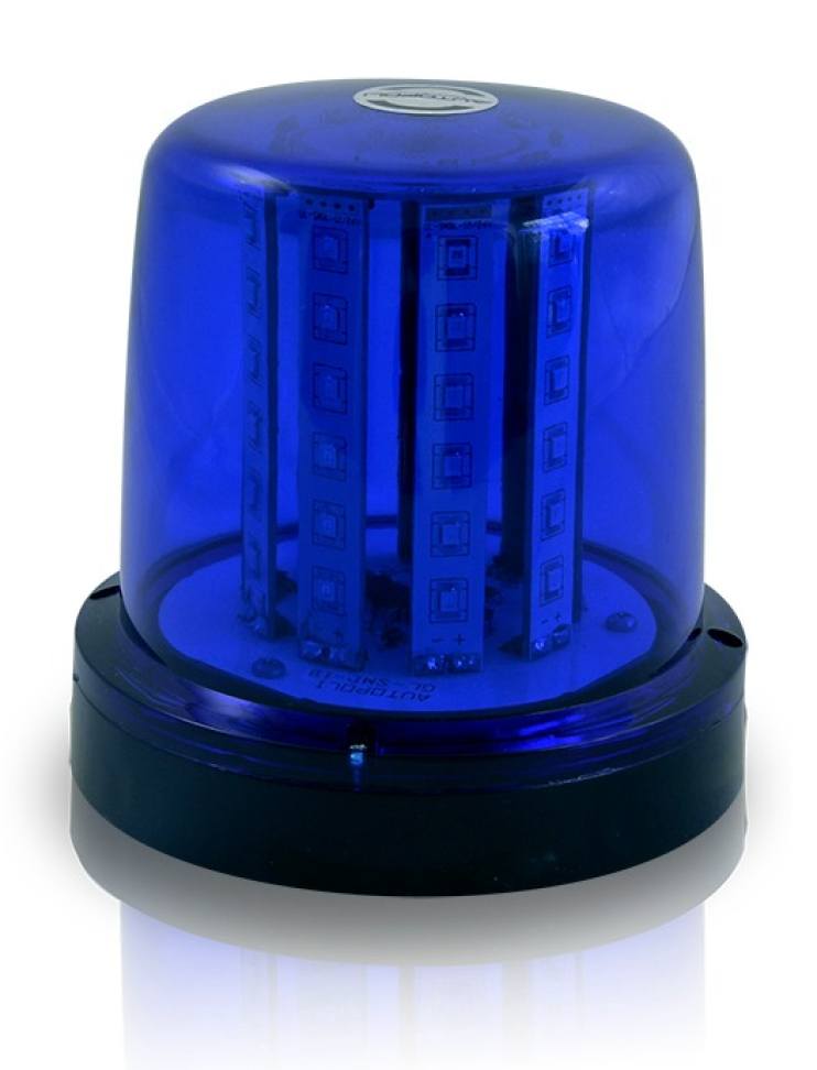Giroflex fixação parafuso azul 54 leds bivolt 12v 24v