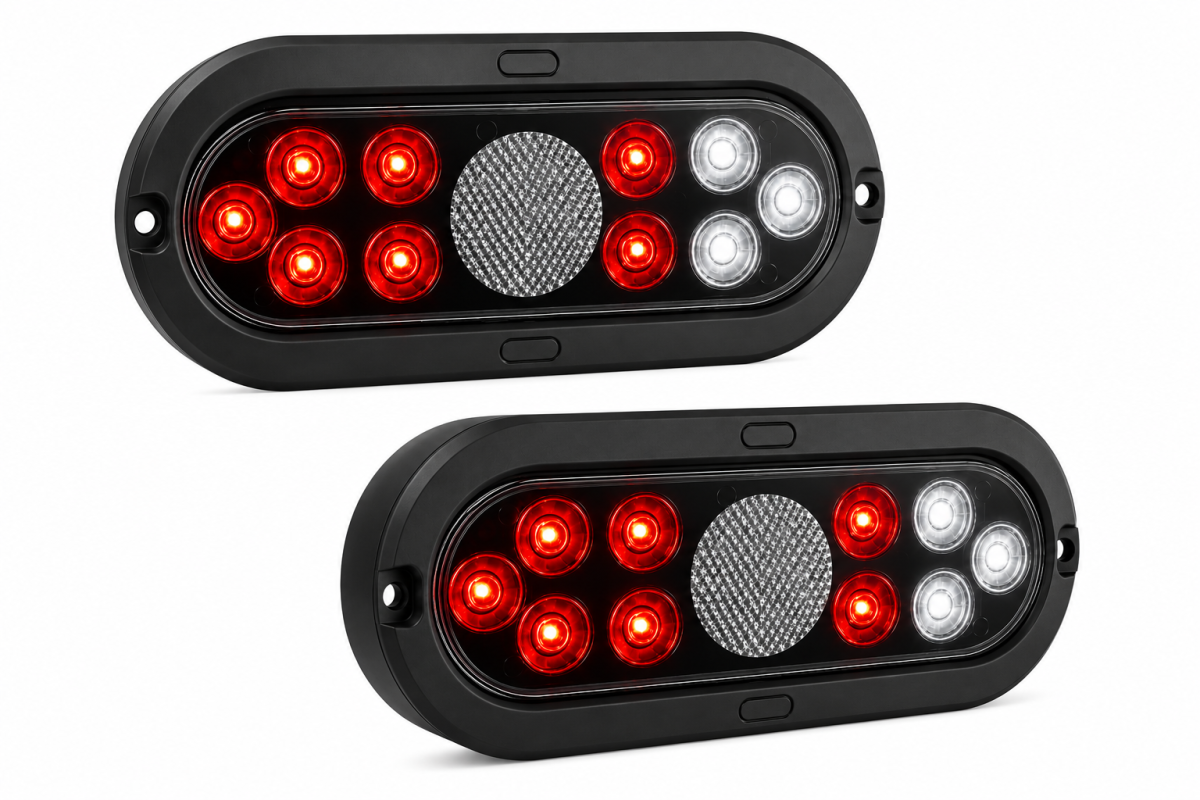 Par Lanterna Led Carretinha Caminhão Reboque Blindada Bivolt - #4
