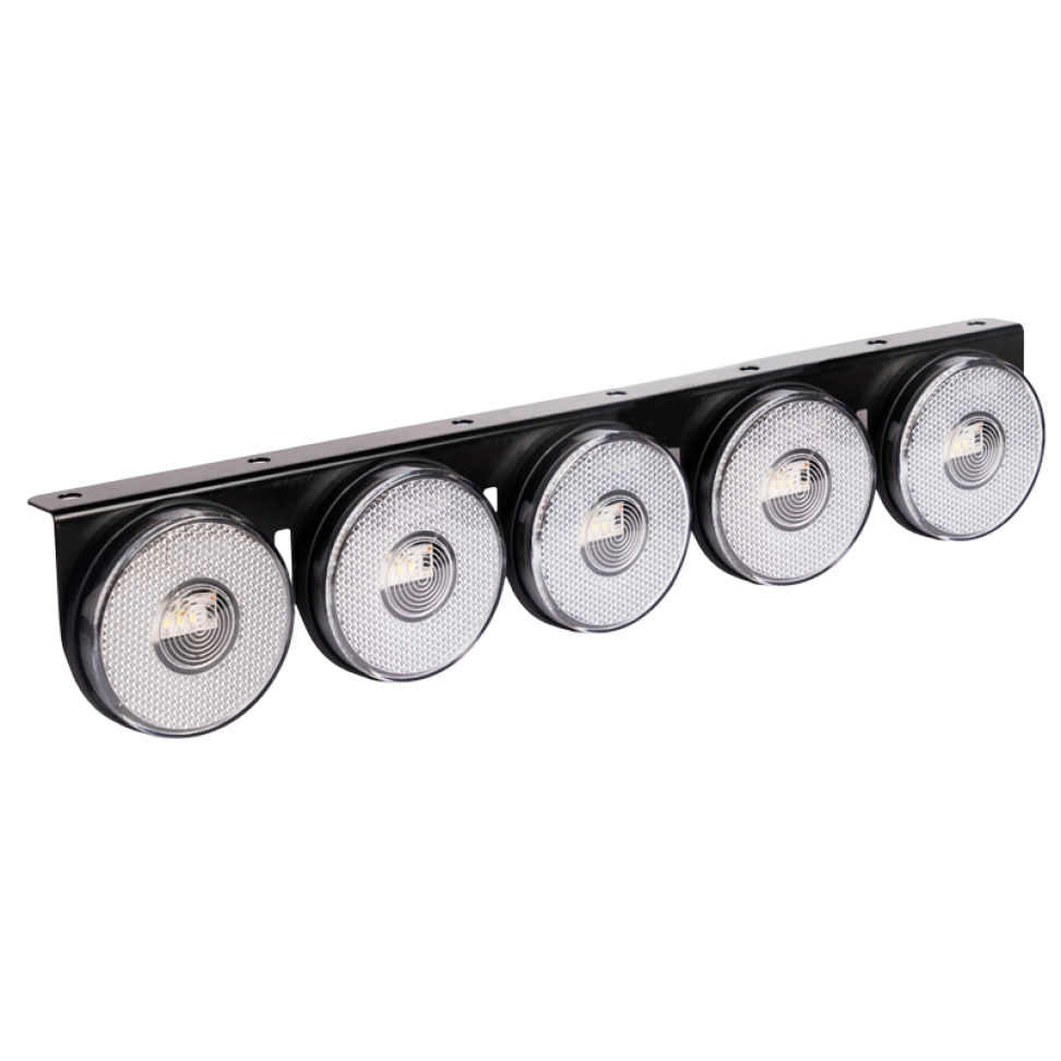 Lanterna Led 85mm 5 Marias Caminhão Carreta 12v 24v - #3