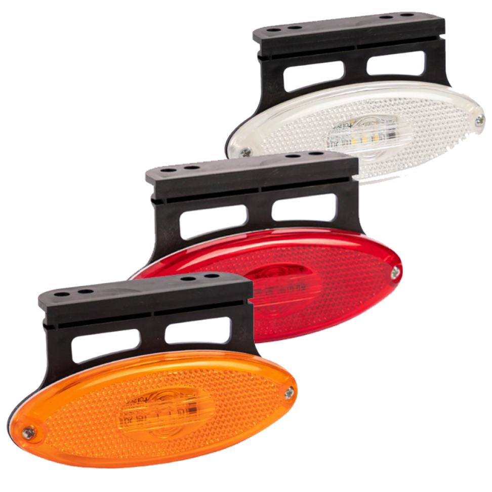 Lanterna Sinaleira Lateral Universal Led Caminhão Bivolt 12v 24v