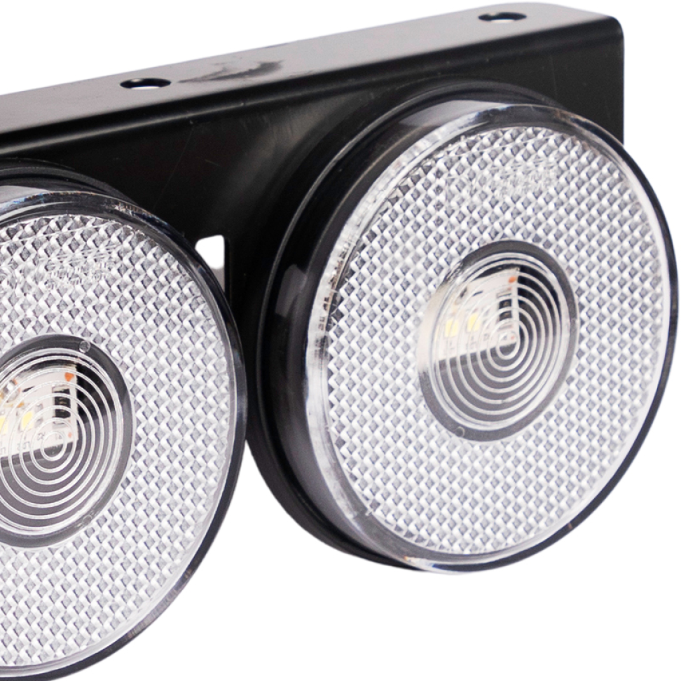 Lanterna Led 85mm 3 Marias Caminhão Carreta 12v 24v - #9